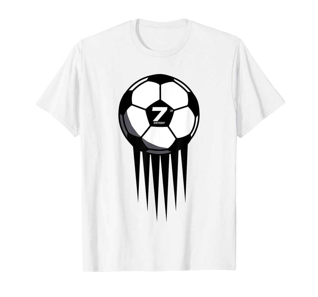 7Th Birthday Soccer 7 Years Old T-Shirt - Streetwear Style Men Women - T-Shirt, Sweatshirt, Hoodie