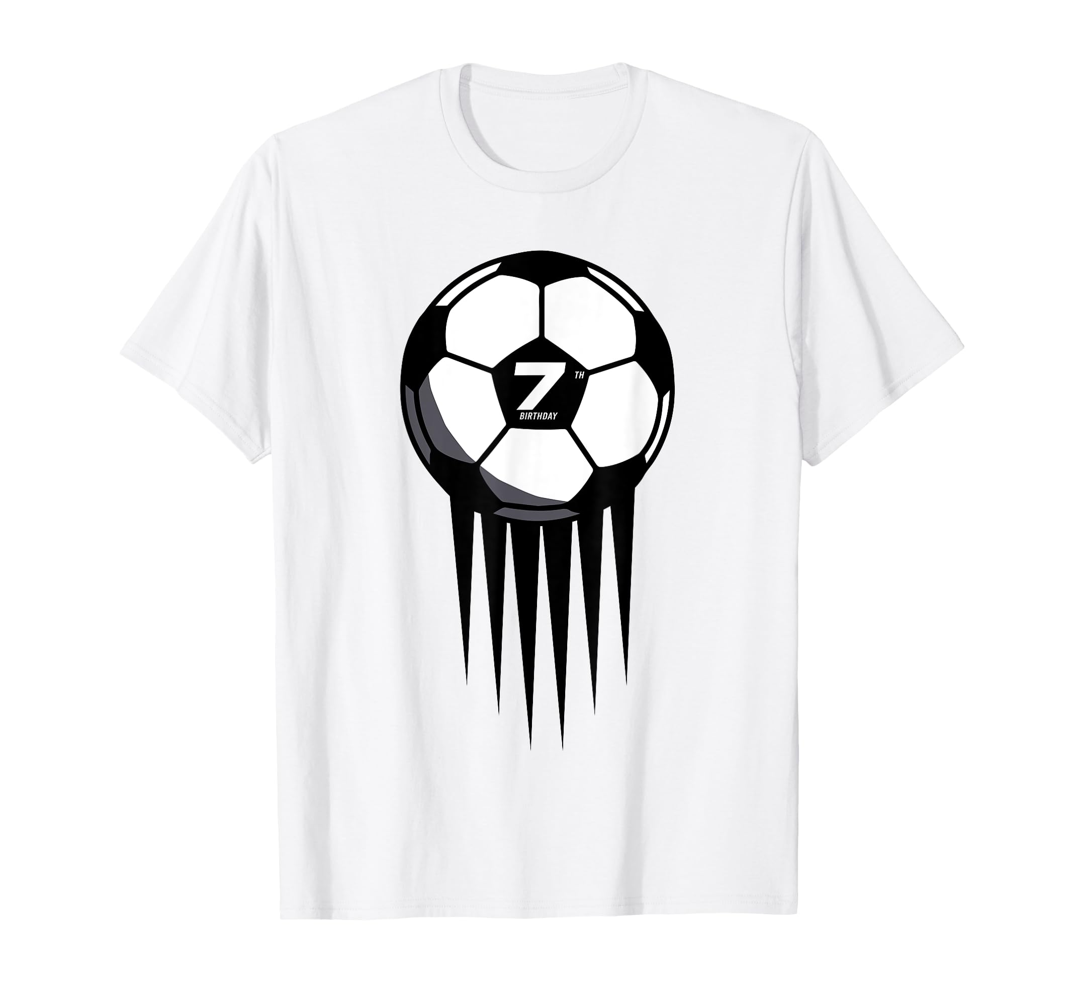 7Th Birthday Soccer 7 Years Old T-Shirt - Streetwear Style Men Women - T-Shirt, Sweatshirt, Hoodie