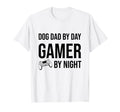 Mens Dog Dad Day Gamer Night Fathers Day T-Shirt - Trendy Graphic Unisex - T-Shirt, Sweatshirt, Hoodie