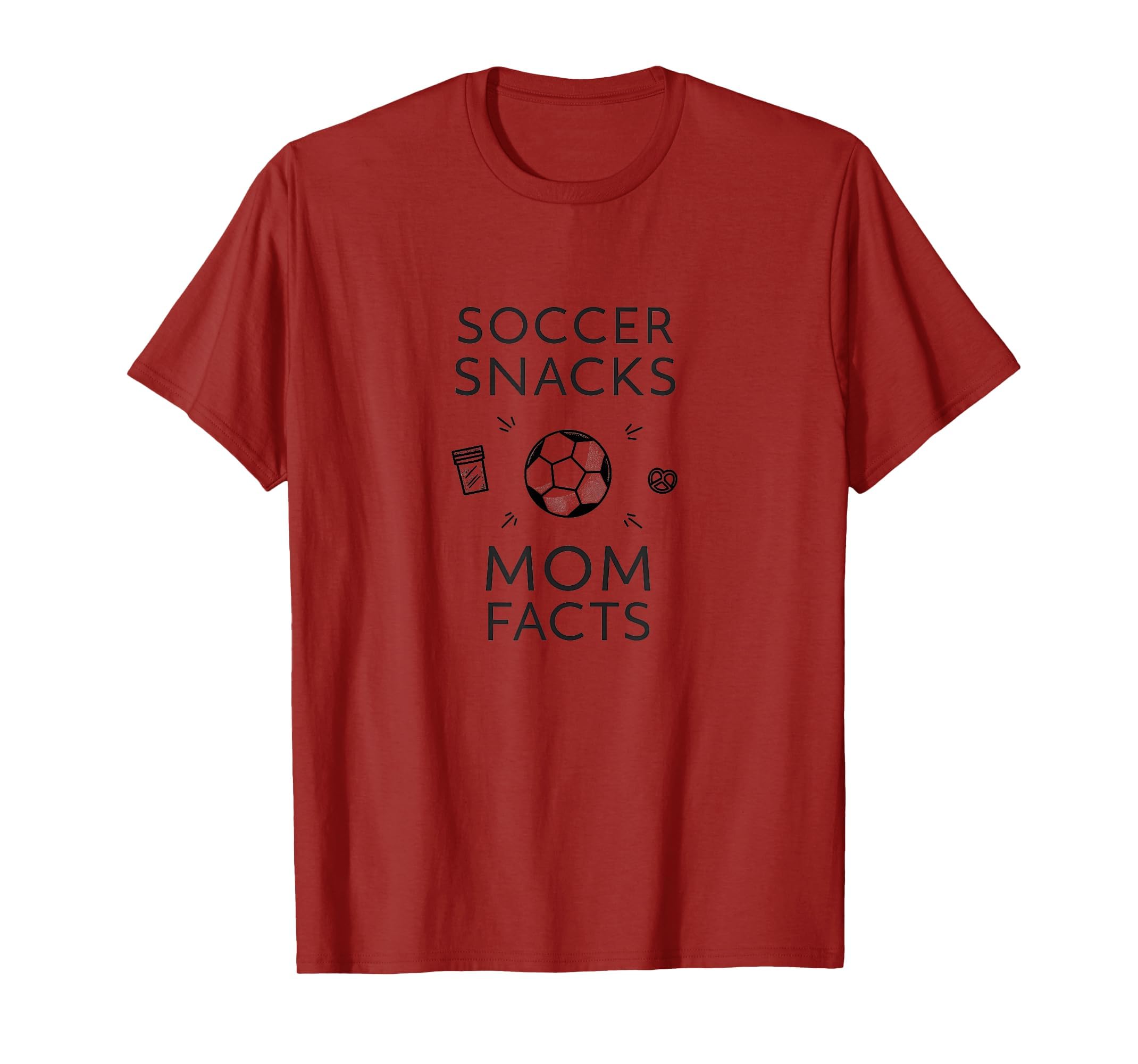 Soccer Snacks Mom Facts T-Shirt - Custom Art Print Men Women - T-Shirt, Sweatshirt, Hoodie