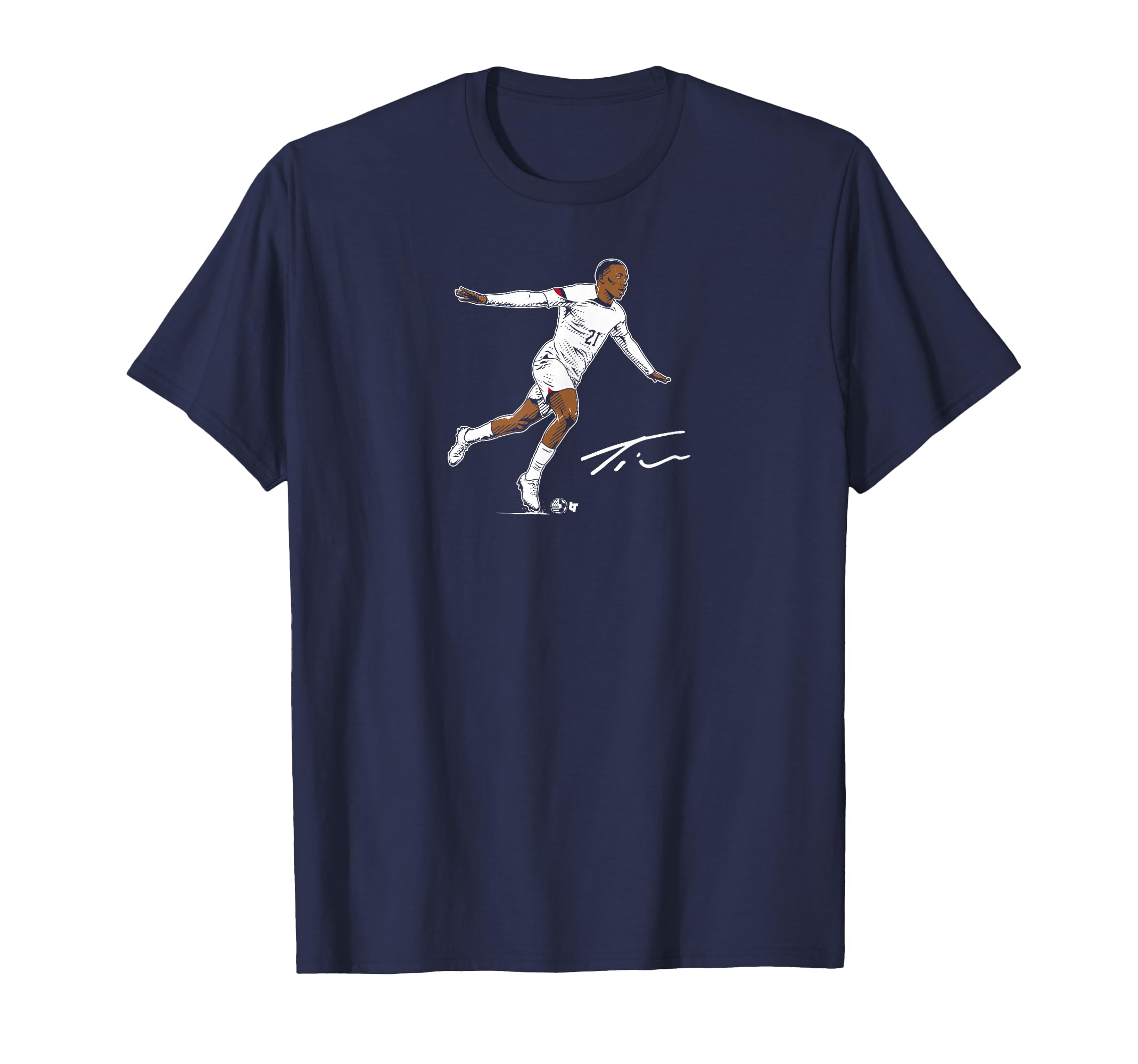 Timothy Weah Goal Celebration U S T-Shirt - Aesthetic Graphic Men Women - T-Shirt, Sweatshirt, Hoodie