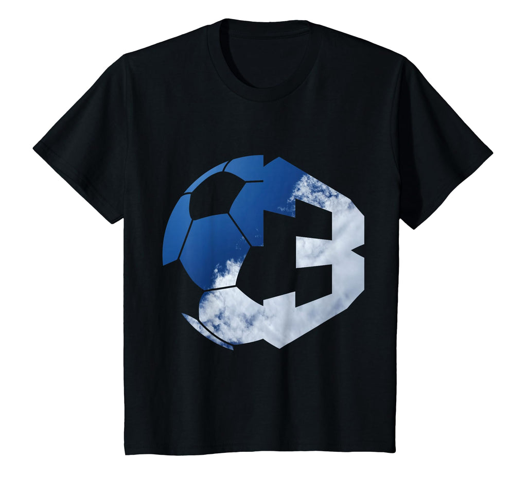 Number 3 Years Soccer 3Rd Birthday T-Shirt - Fun Novelty Design Unisex - T-Shirt, Sweatshirt, Hoodie