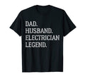 Dad Husband Electrician Legend T-Shirt - Trendy Graphic Men Women - T-Shirt, Sweatshirt, Hoodie