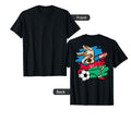 Dabbing Dog Azerbaijan Soccer Fans T-Shirt - Fun Novelty Design Unisex - T-Shirt, Sweatshirt, Hoodie