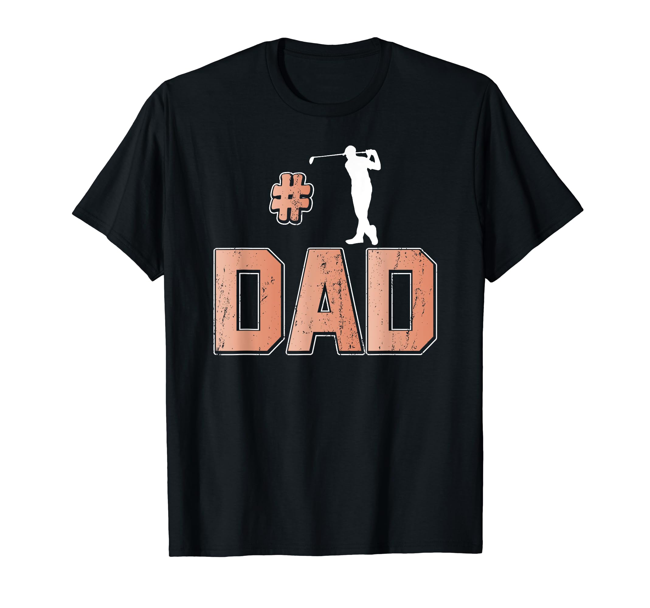 Number One Golf Dad 1 Father T-Shirt - Casual Everyday Wear Men Women - T-Shirt, Sweatshirt, Hoodie