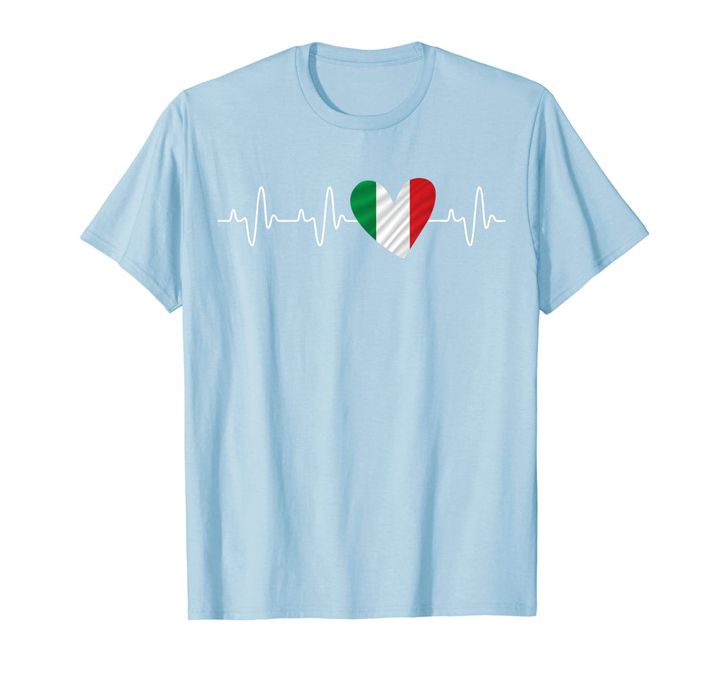 Heartbeat Italian Italy Soccer Funny T-Shirt - Streetwear Style Men Women - T-Shirt, Sweatshirt, Hoodie