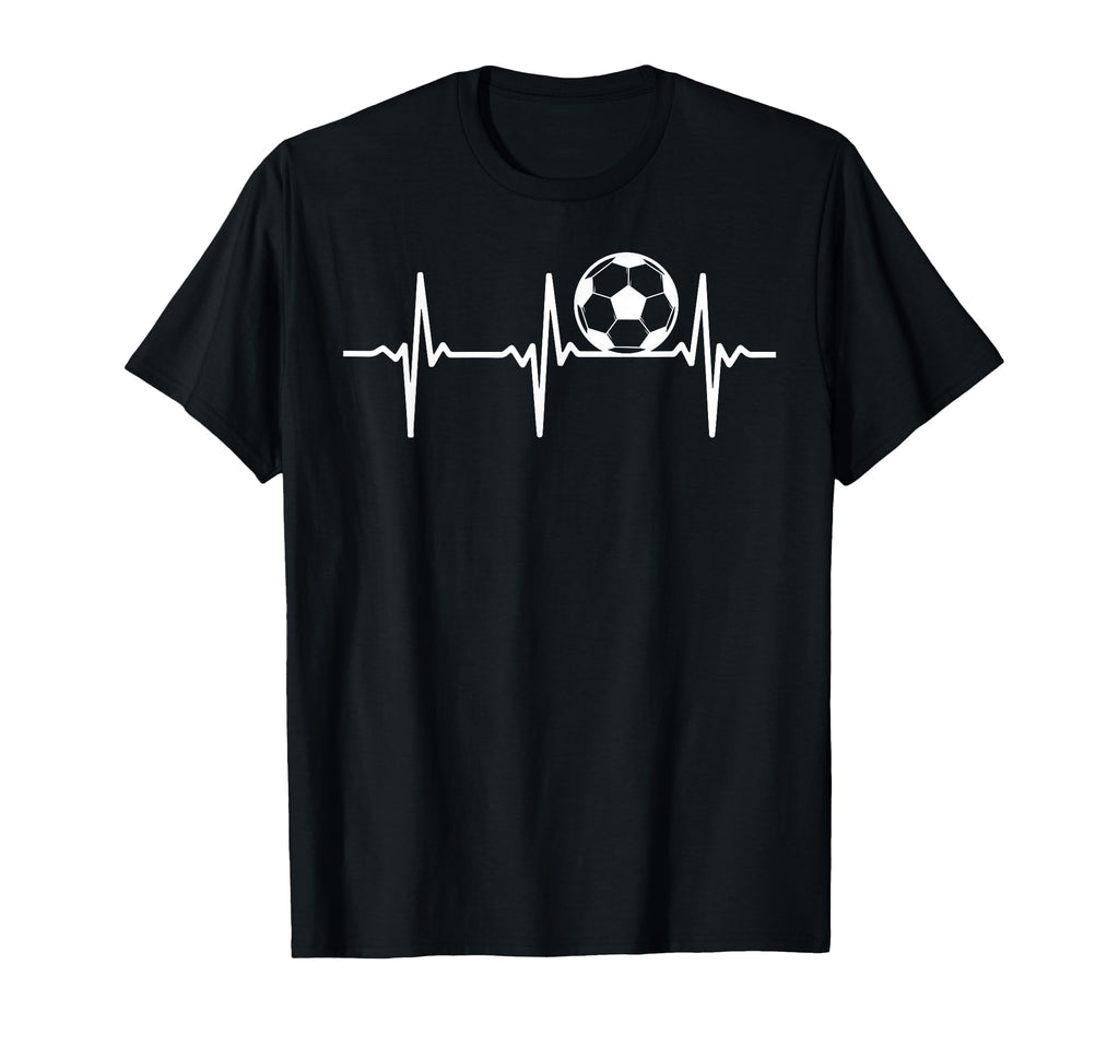 Soccer Heartbeat Soccer Player T-Shirt - Aesthetic Graphic Unisex - T-Shirt, Sweatshirt, Hoodie