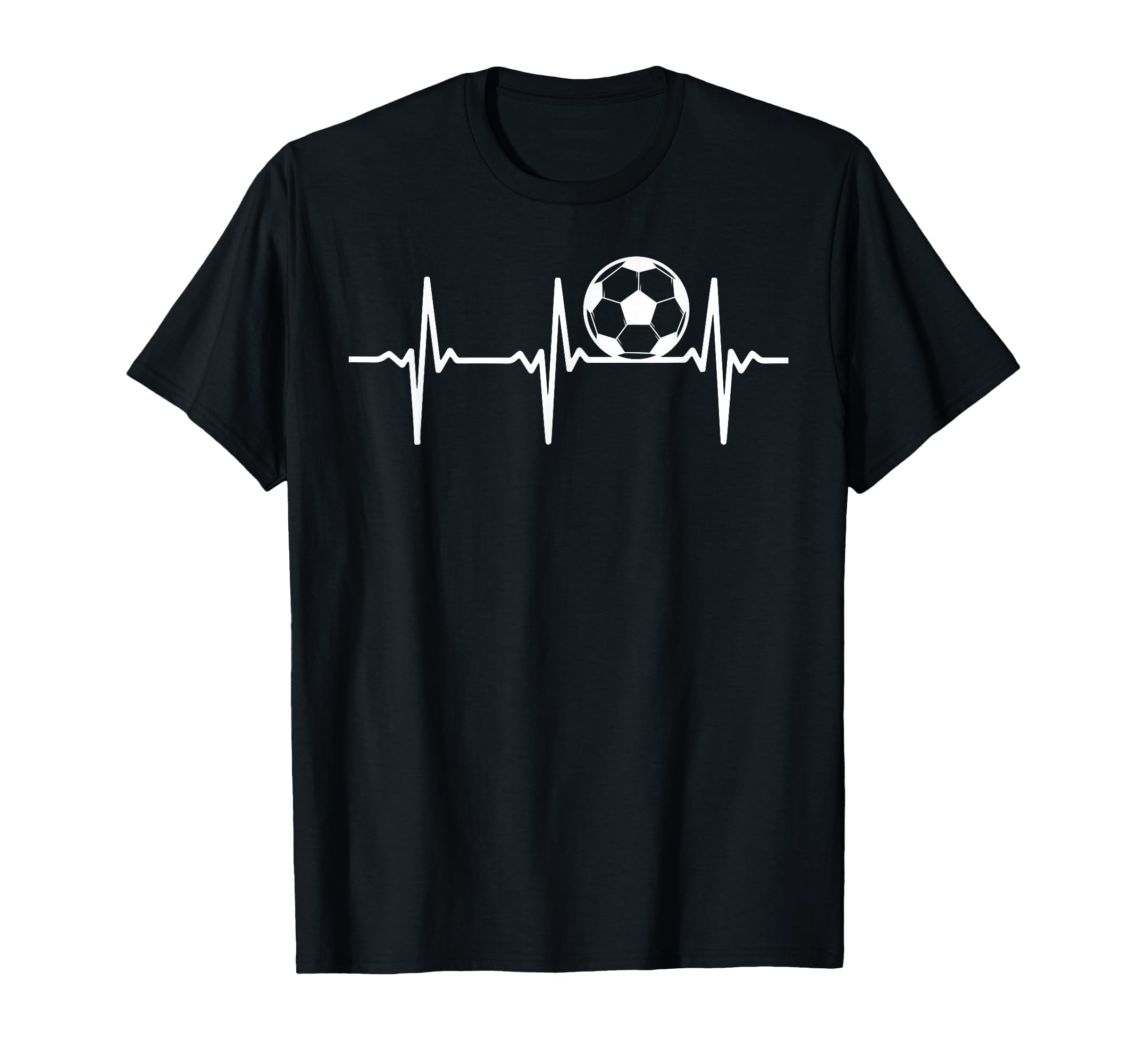 Soccer Heartbeat Soccer Player T-Shirt - Aesthetic Graphic Unisex - T-Shirt, Sweatshirt, Hoodie