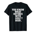 Mens Funny Golf Beer Fathers Day Gift Dad T-Shirt - Novelty Apparel Unisex - T-Shirt, Sweatshirt, Hoodie