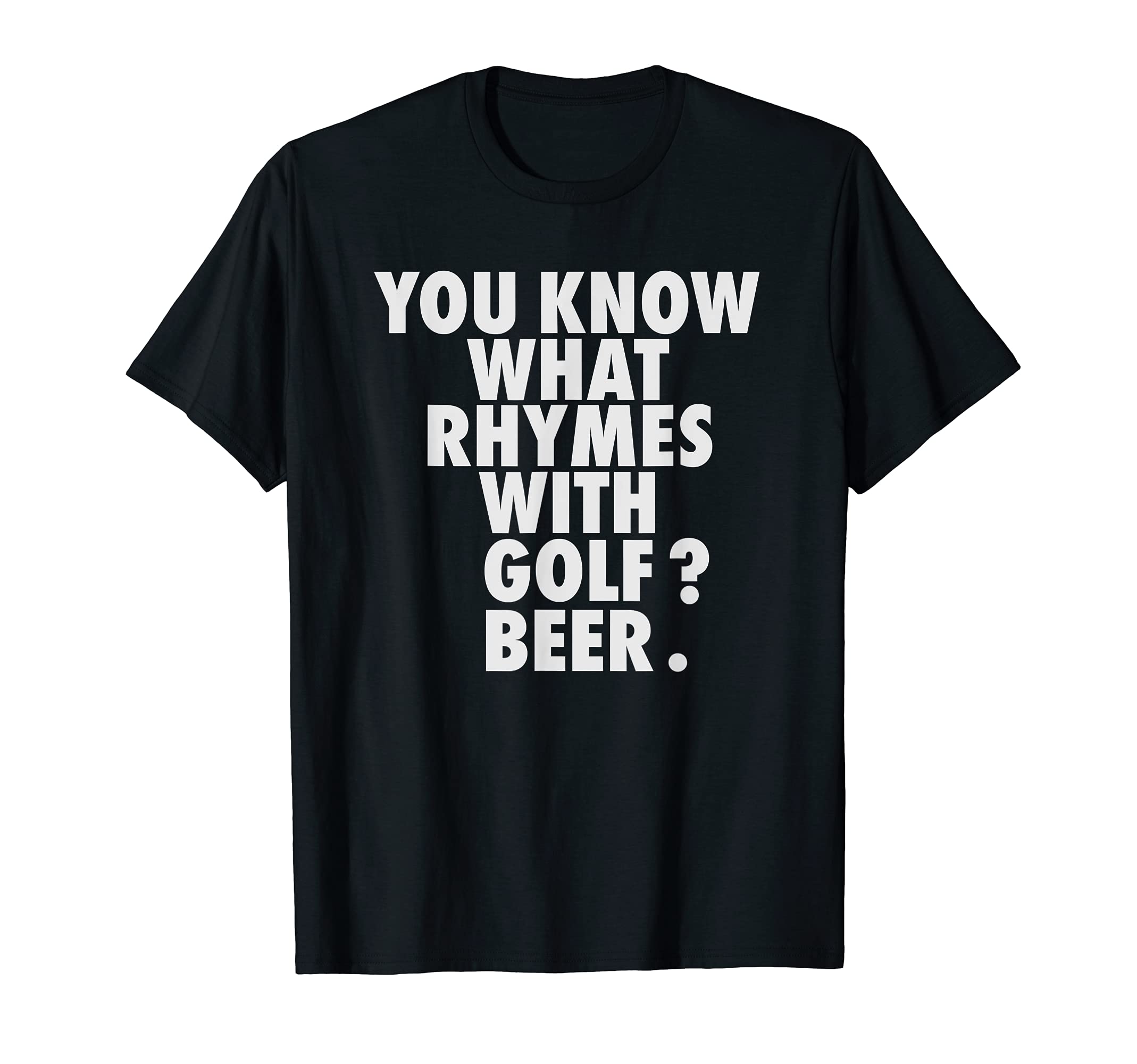 Mens Funny Golf Beer Fathers Day Gift Dad T-Shirt - Novelty Apparel Unisex - T-Shirt, Sweatshirt, Hoodie
