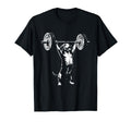 Weight Lifting Gym Dachshund Dog T-Shirt - Unique Graphic Men Women - T-Shirt, Sweatshirt, Hoodie