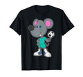 Mouse Soccer Player Soccer Sports T-Shirt - Custom Art Print Unisex - T-Shirt, Sweatshirt, Hoodie