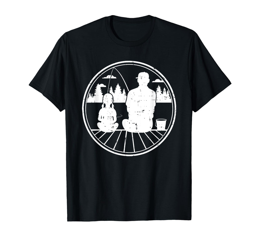 Father Daughter Fishing Matching Dad T-Shirt - Casual Everyday Wear Unisex - T-Shirt, Sweatshirt, Hoodie