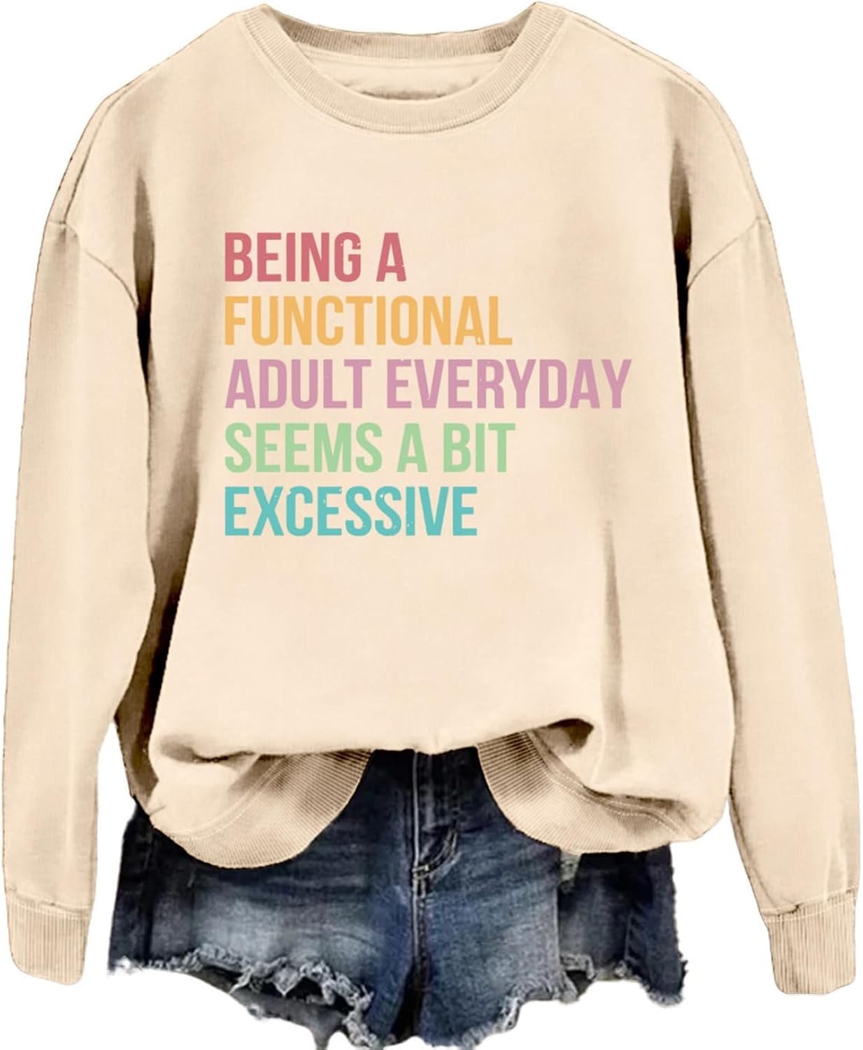 Funny for Women Sarcastic Humor Saying Graphic Casual - Adult & Kids T-Shirts, Sweatshirts & Hoodies apparel design preview 1
