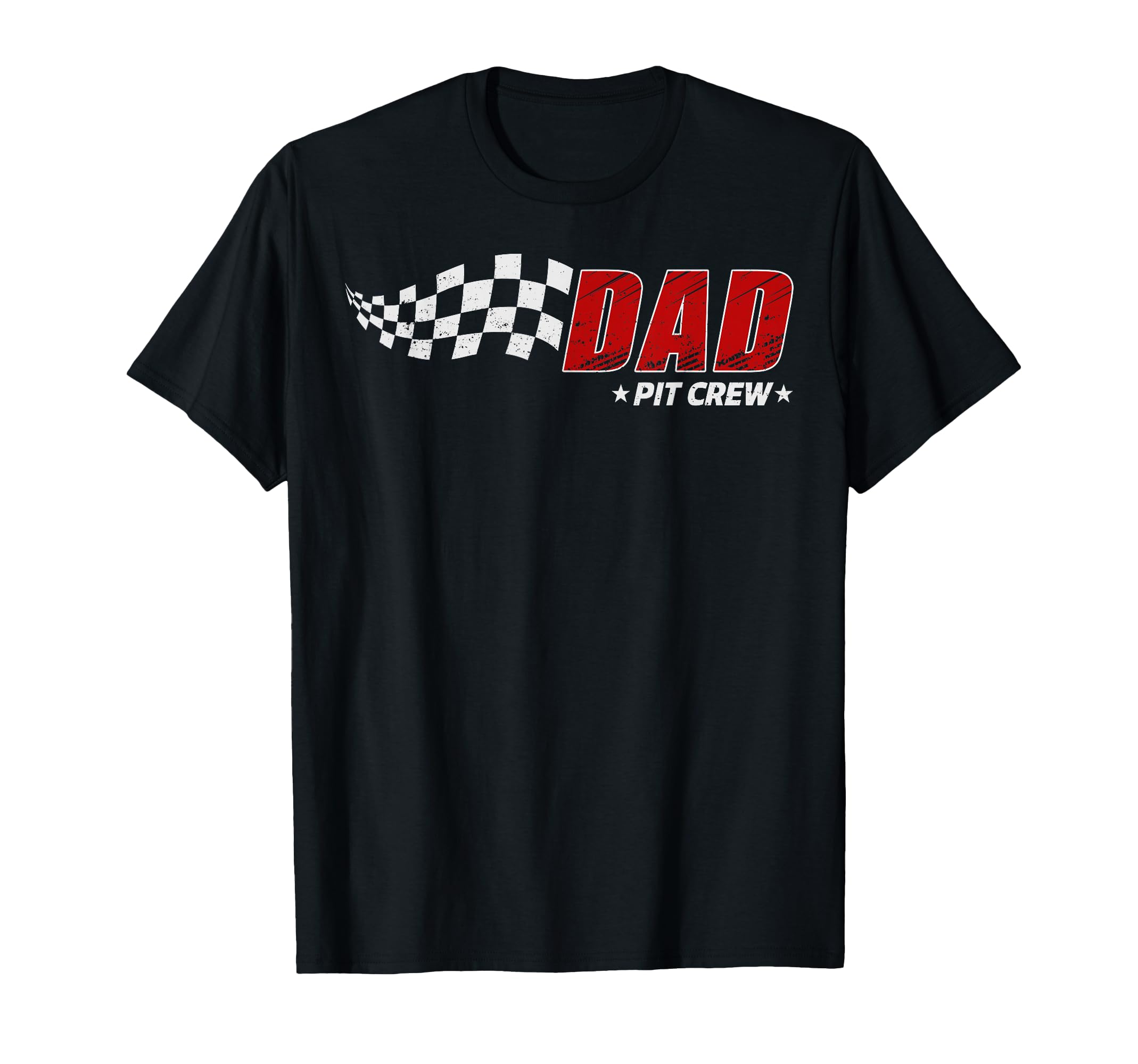 Dad Pit Crew Race Car Birthday Family T-Shirt - Novelty Apparel Men Women - T-Shirt, Sweatshirt, Hoodie