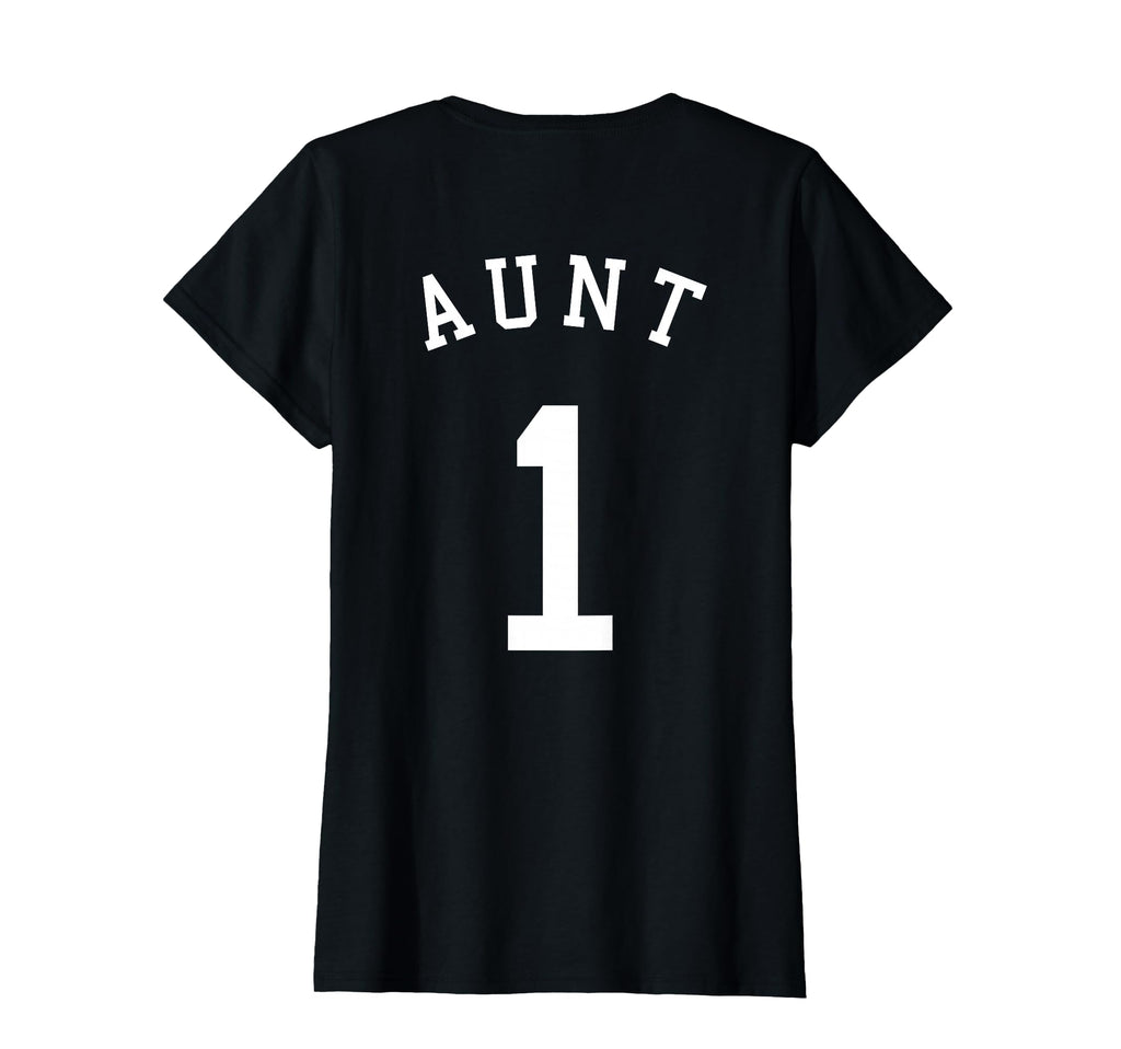 Aunt Team No 1 Basketball Hockey T-Shirt - Minimalist Print Men Women - T-Shirt, Sweatshirt, Hoodie