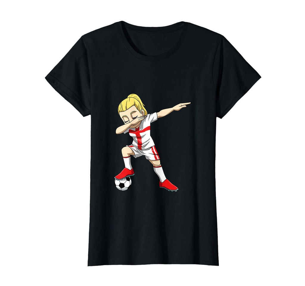 Dabbing Soccer England Womens Soccer T-Shirt - Custom Art Print for Adults - T-Shirt, Sweatshirt, Hoodie