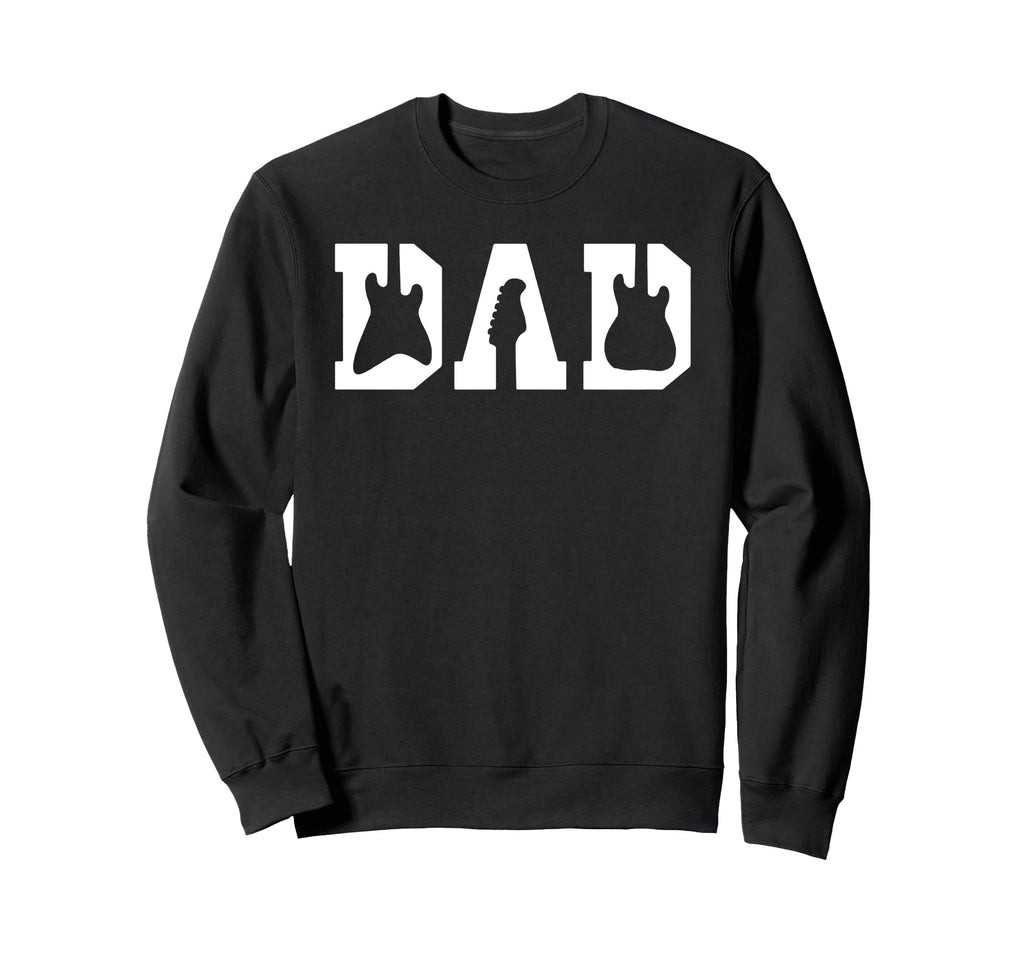 Dad Guitar Lover Guitarist Sweatshirt - Minimalist Print for Adults - T-Shirt, Sweatshirt, Hoodie