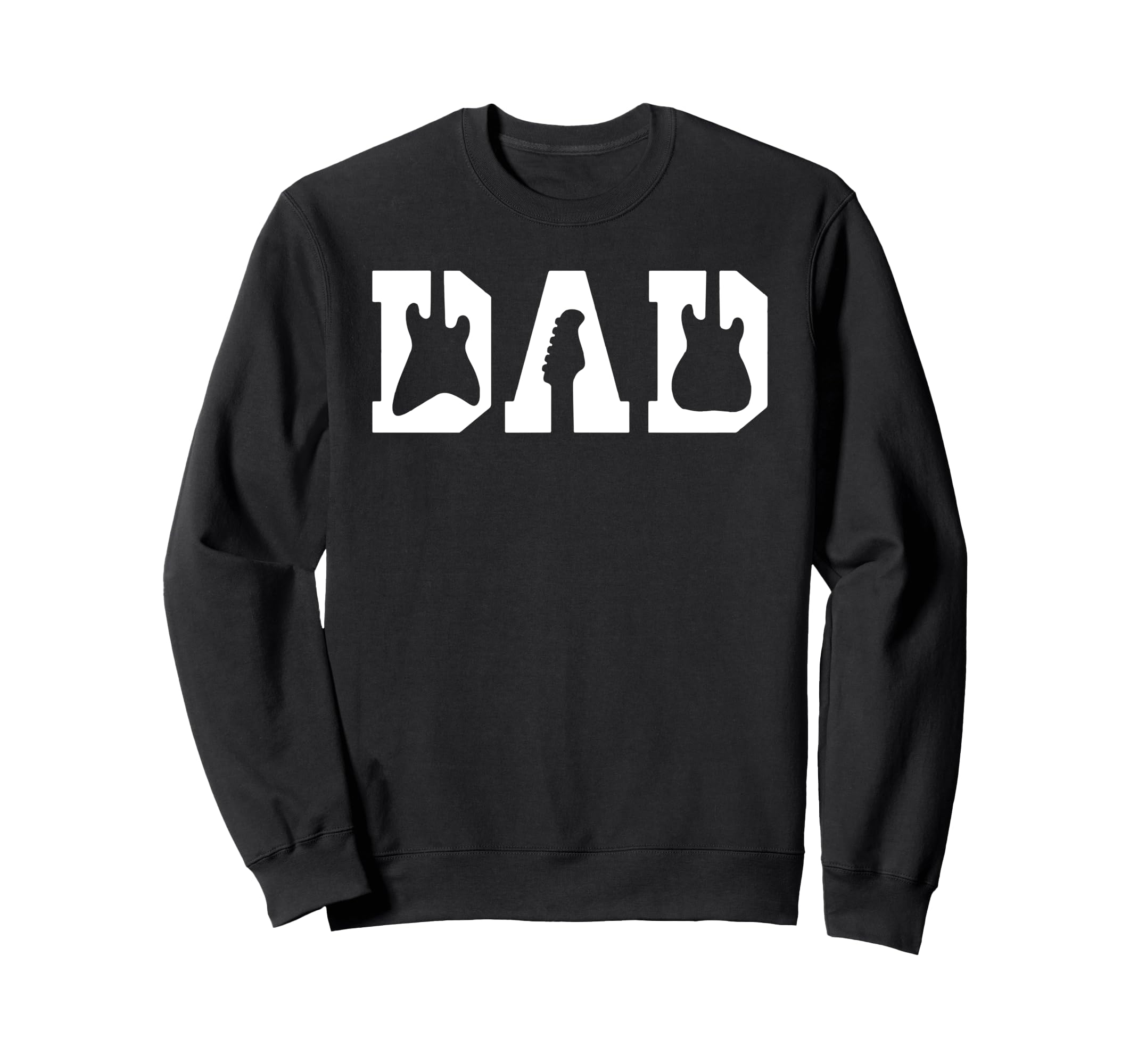 Dad Guitar Lover Guitarist Sweatshirt - Minimalist Print for Adults - T-Shirt, Sweatshirt, Hoodie