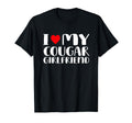 I Heart My Cougar Gf Matching I Love My Sweatshirt - Graphic Print Unisex - T-Shirt, Sweatshirt, Hoodie