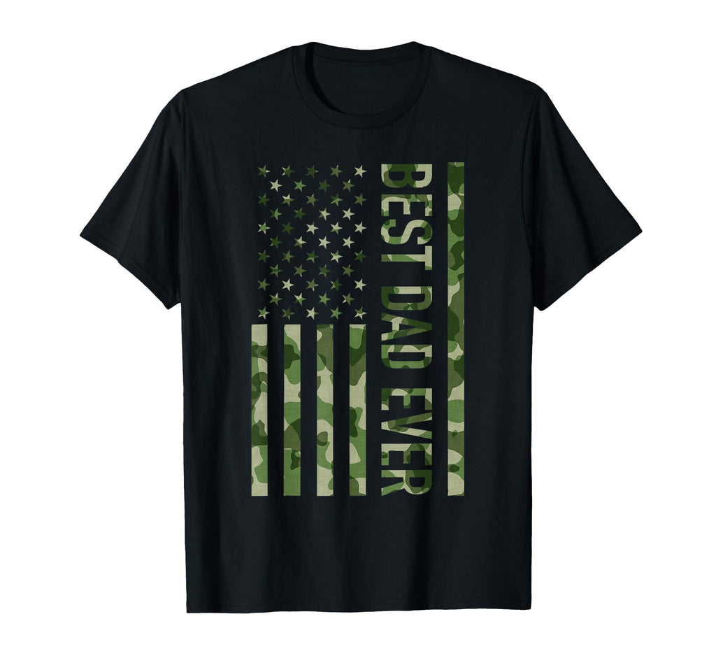 Fathers Day Best Dad Ever Usa American T-Shirt - Trendy Graphic Men Women - T-Shirt, Sweatshirt, Hoodie