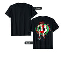 Dabbing Soccer Mexico Fan Jersey Floral T-Shirt - Minimalist Print Unisex - T-Shirt, Sweatshirt, Hoodie