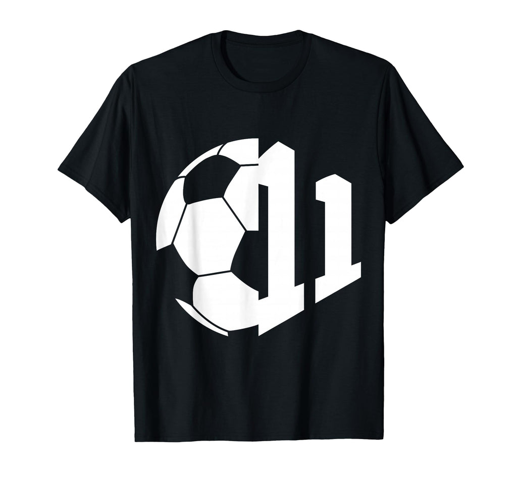 Number 11 Years Soccer 11Th Birthday T-Shirt - Streetwear Style Unisex - T-Shirt, Sweatshirt, Hoodie