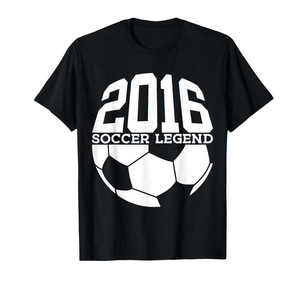 Soccer Legend 2016 10Th Birthday T-Shirt - Minimalist Print Men Women - T-Shirt, Sweatshirt, Hoodie