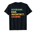 Husband Dad Architect Legend T-Shirt - Casual Everyday Wear for Adults - T-Shirt, Sweatshirt, Hoodie