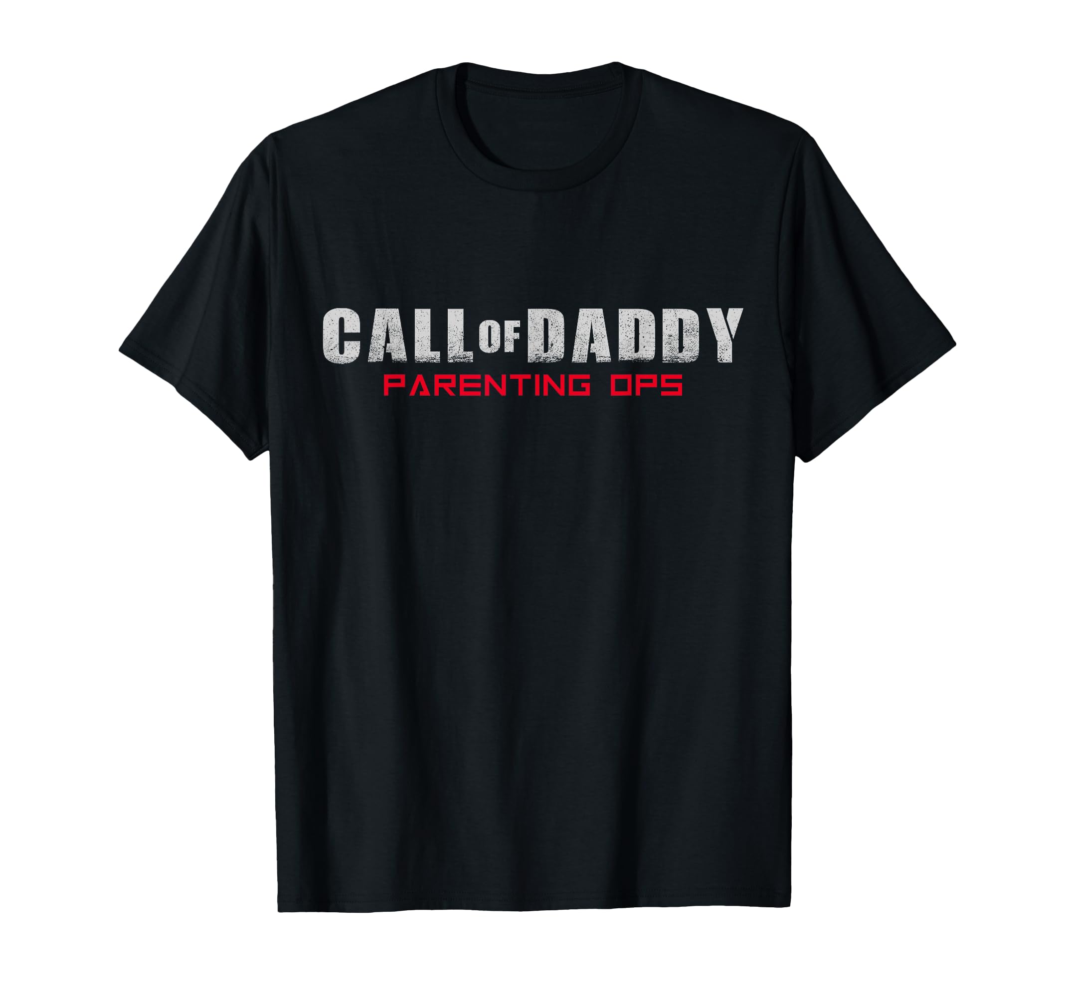 Call Daddy Parenting Ops Red Fathers T-Shirt - Fun Novelty Design Unisex - T-Shirt, Sweatshirt, Hoodie