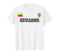 Ecuador Soccer Jersey Football Ball T-Shirt - Aesthetic Graphic Unisex - T-Shirt, Sweatshirt, Hoodie