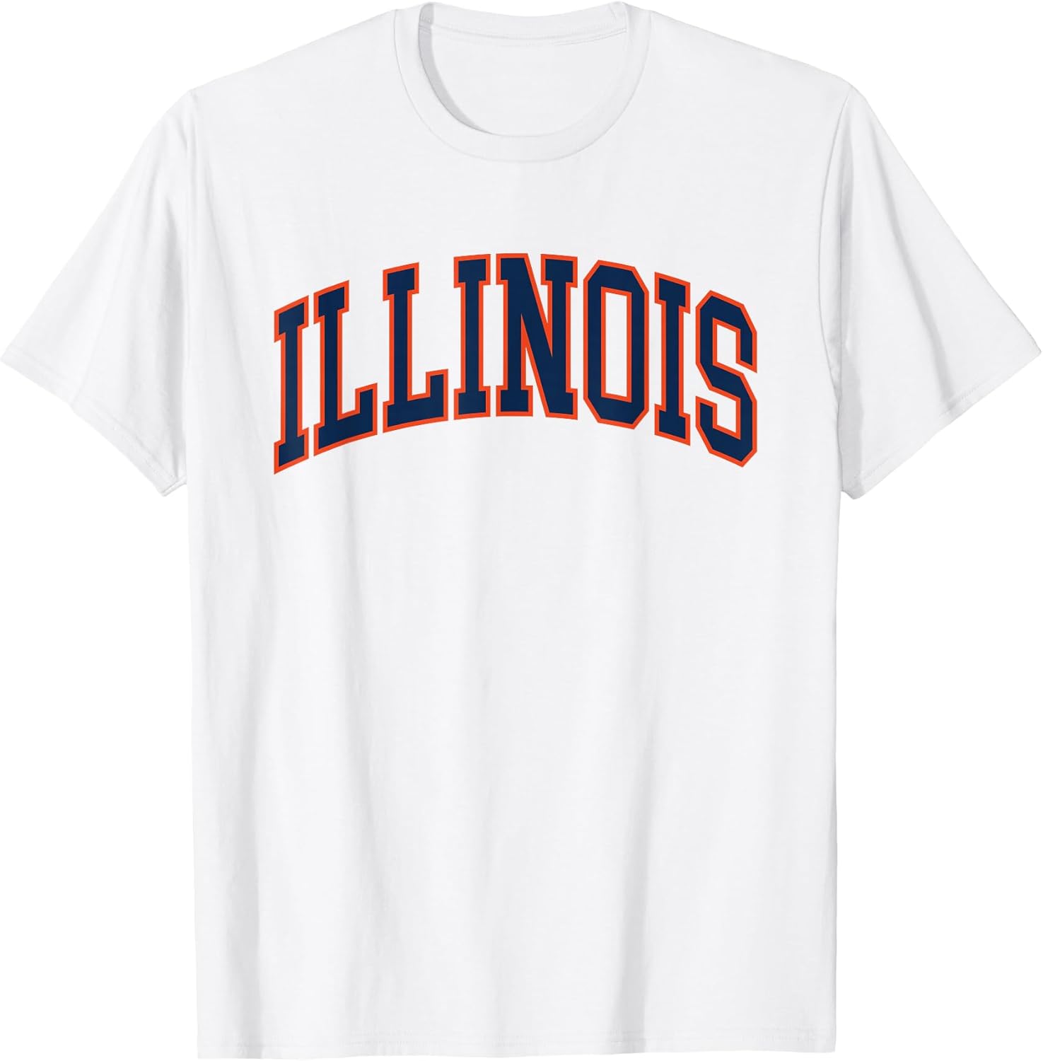 Retro Illinois Vintage Blue Orange Throwback IL - Adult & Kids T-Shirts, Sweatshirts & Hoodies apparel design preview 1