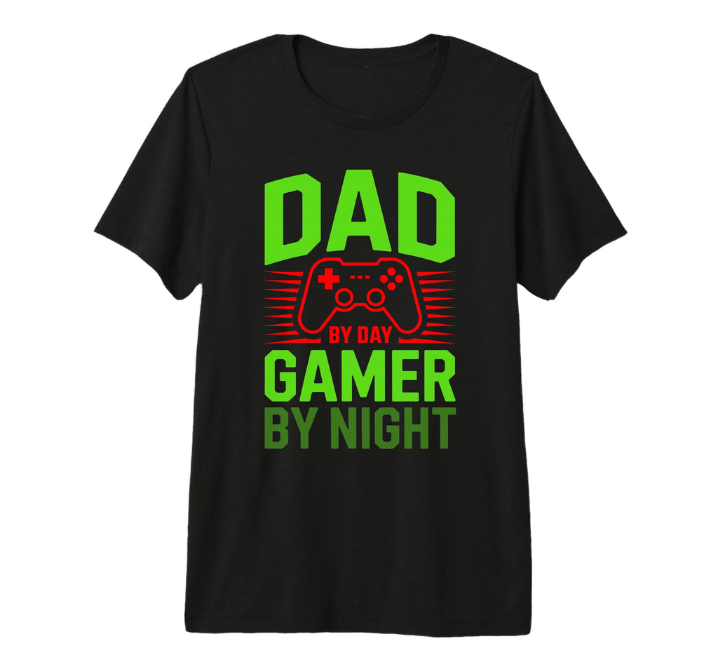 Dad Day Gamer Night Tri Blend T-Shirt - Custom Art Print Unisex - T-Shirt, Sweatshirt, Hoodie