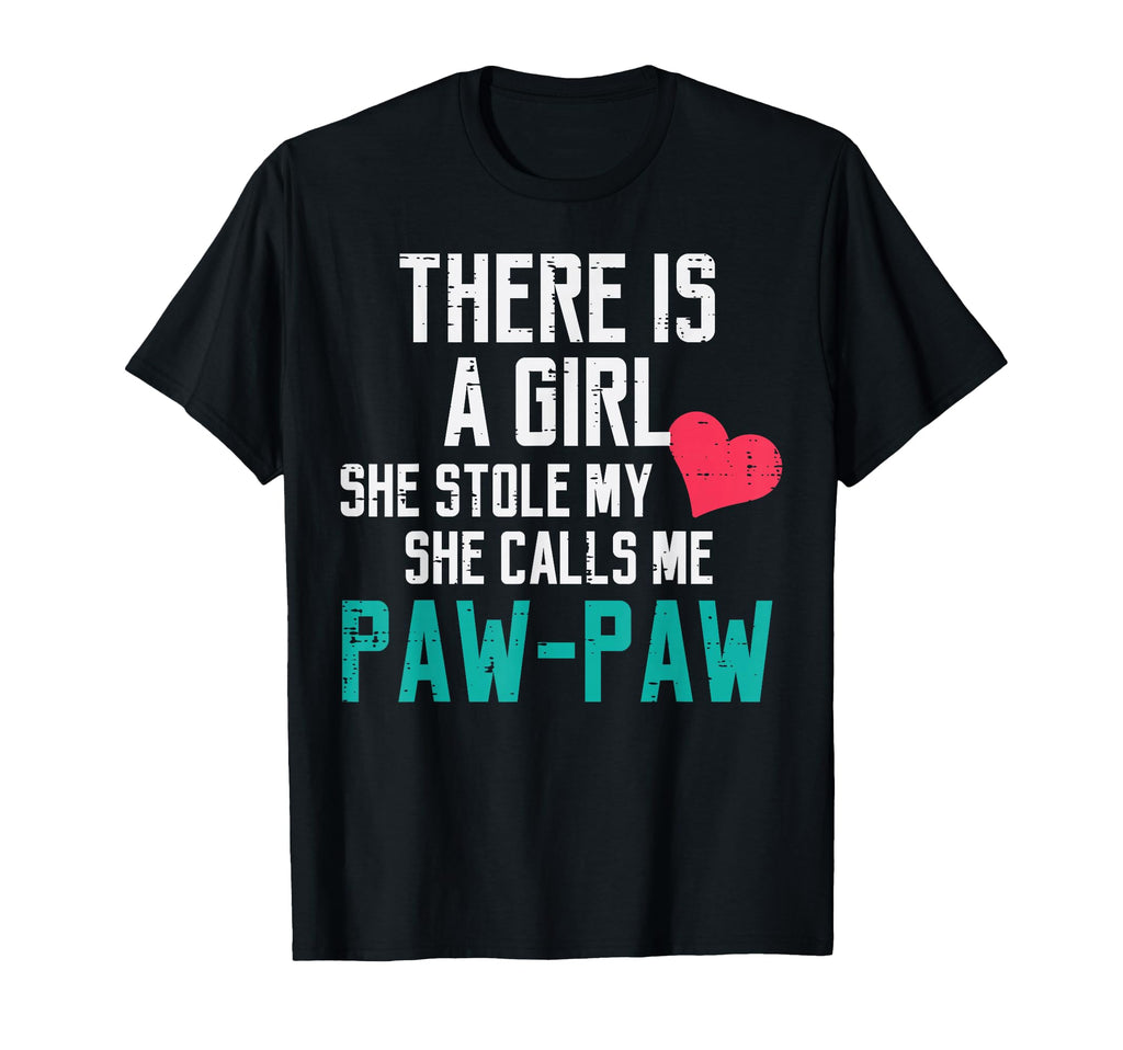Stole My Heart Calls Me Paw Paw T-Shirt - Fun Novelty Design Men Women - T-Shirt, Sweatshirt, Hoodie