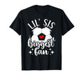 Lil Sis Biggest Fan Soccer Sister T-Shirt - Aesthetic Graphic Unisex - T-Shirt, Sweatshirt, Hoodie