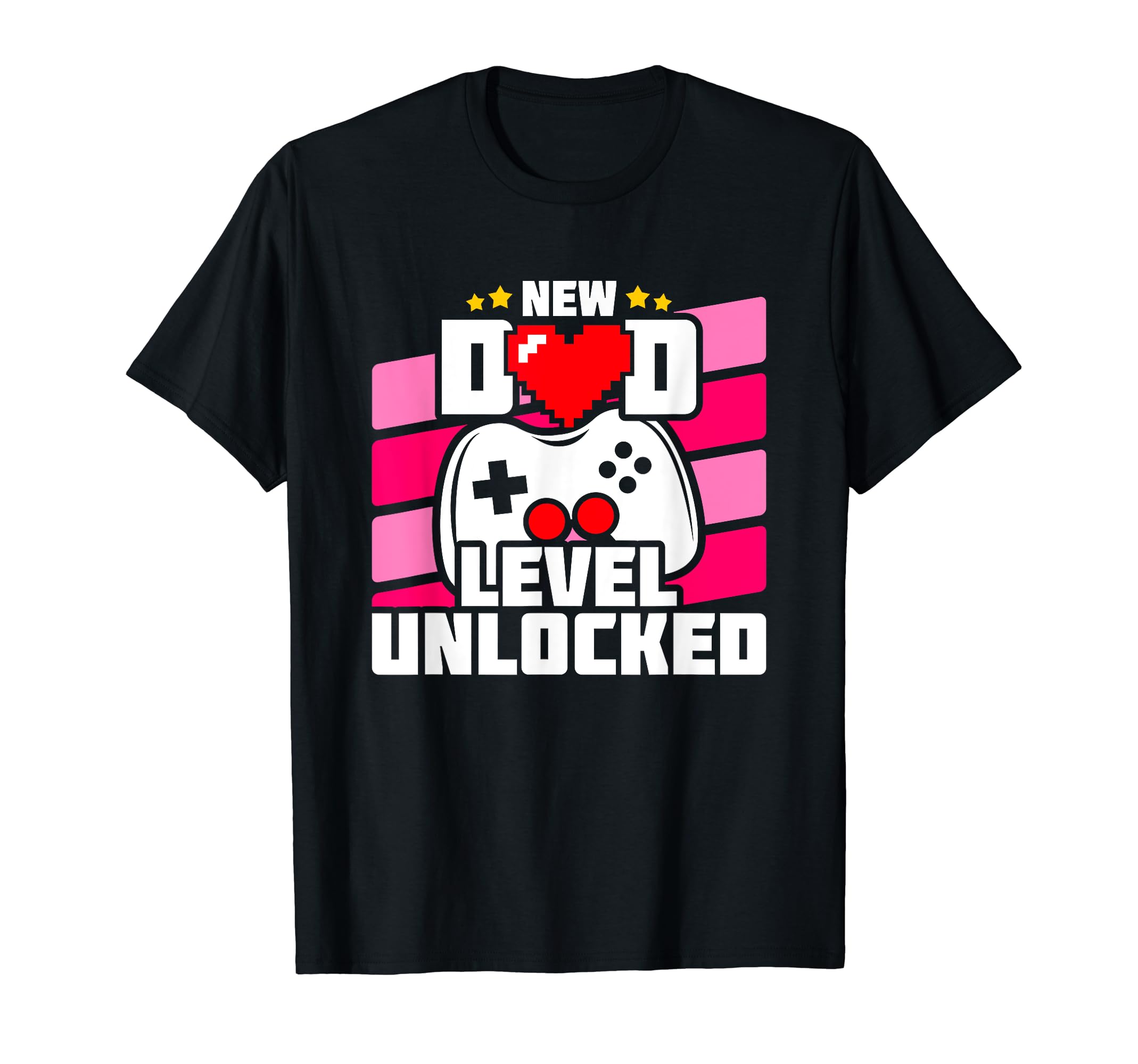 New Dad Level Unlocked Gamer Dad T-Shirt - Aesthetic Graphic for Adults - T-Shirt, Sweatshirt, Hoodie