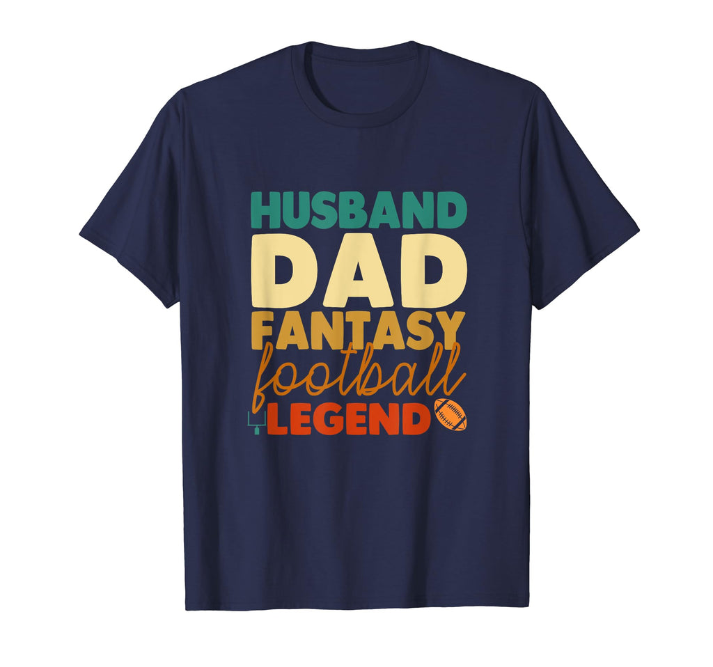 Mens Husband Dad Fantasy Football Legend T-Shirt - Graphic Print Unisex - T-Shirt, Sweatshirt, Hoodie