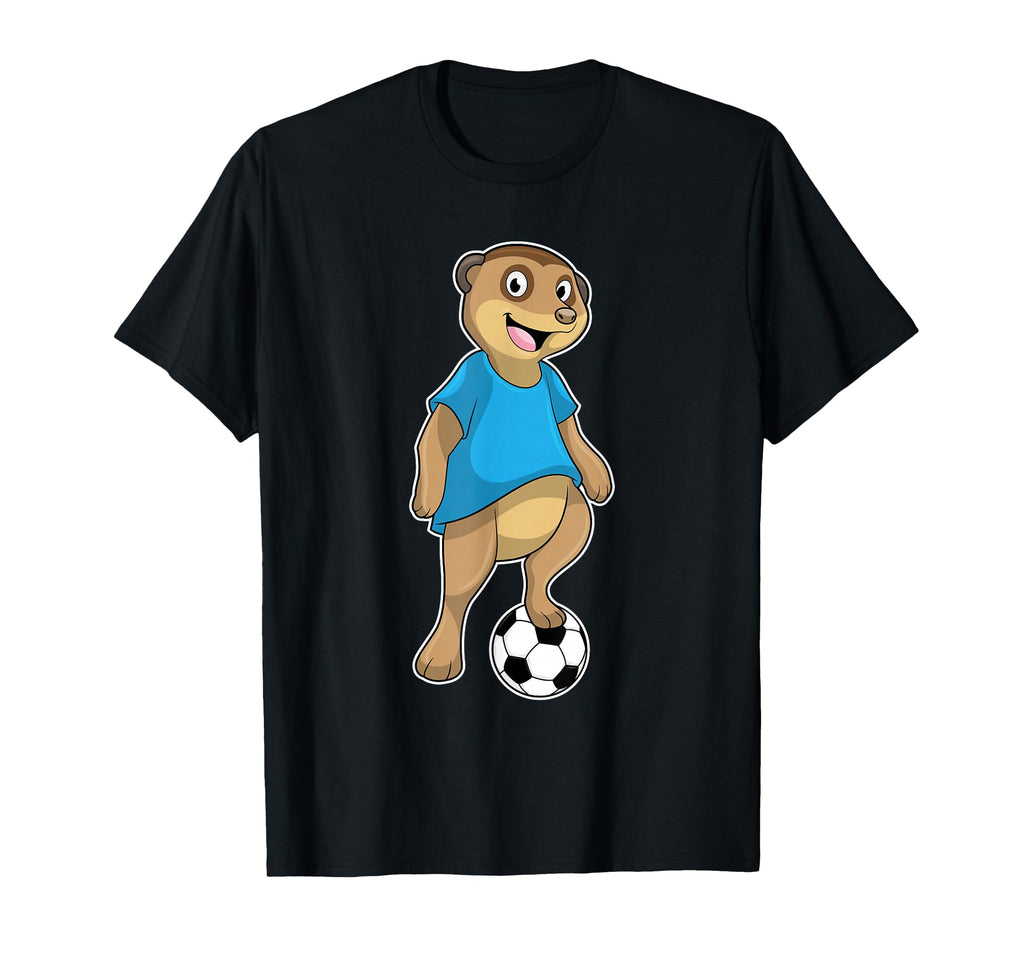 Meerkat Soccer Player Soccer Sports T-Shirt - Aesthetic Graphic Unisex - T-Shirt, Sweatshirt, Hoodie