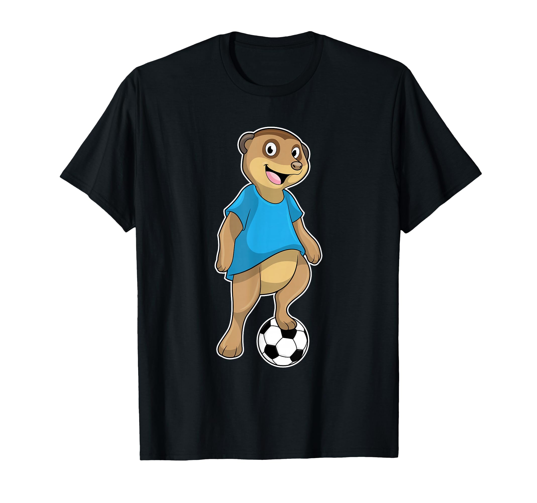 Meerkat Soccer Player Soccer Sports T-Shirt - Aesthetic Graphic Unisex - T-Shirt, Sweatshirt, Hoodie