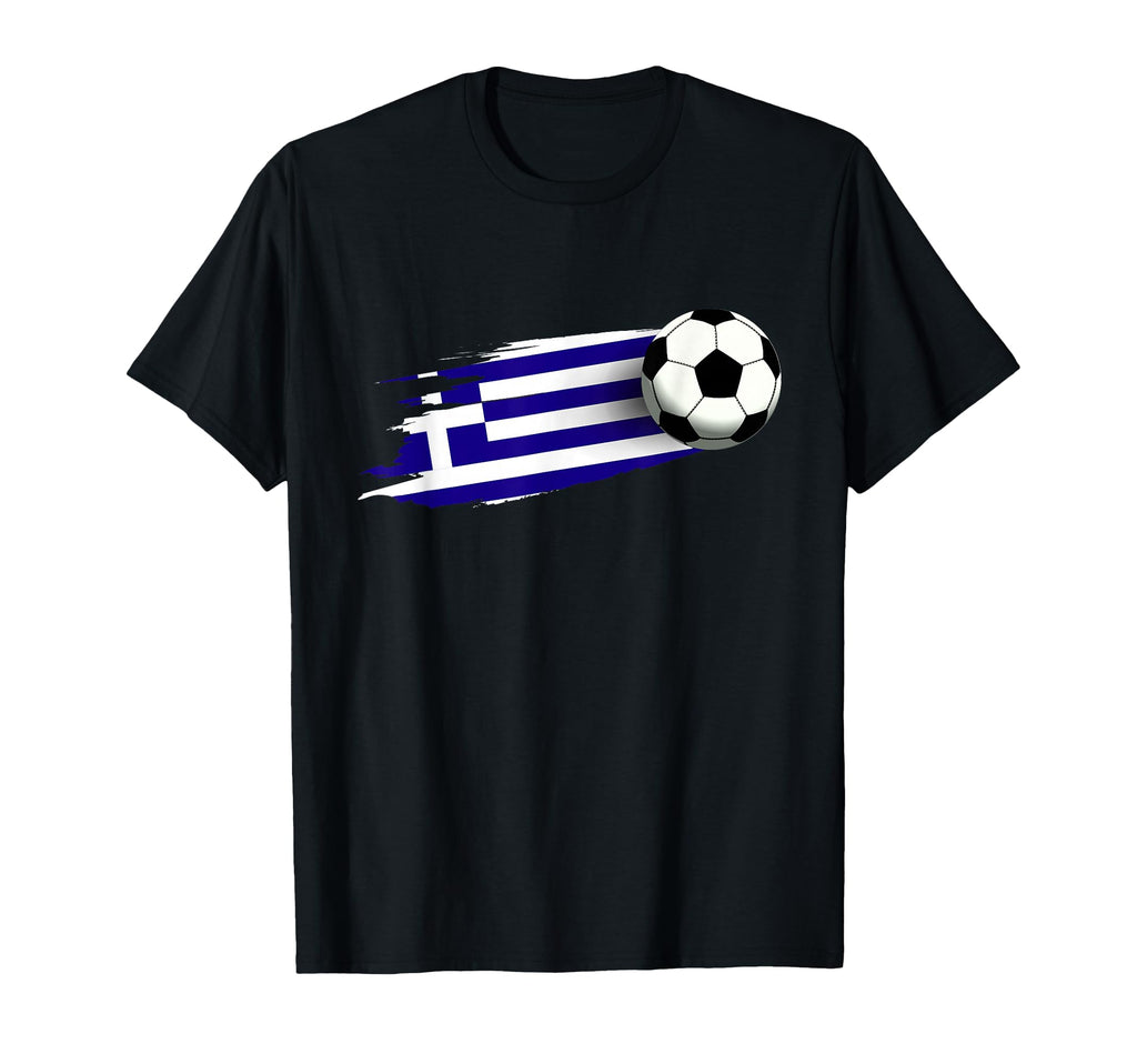 Greece Flag Greek Soccer Flag Greek T-Shirt - Novelty Apparel for Adults - T-Shirt, Sweatshirt, Hoodie