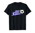 Greece Flag Greek Soccer Flag Greek T-Shirt - Novelty Apparel for Adults - T-Shirt, Sweatshirt, Hoodie