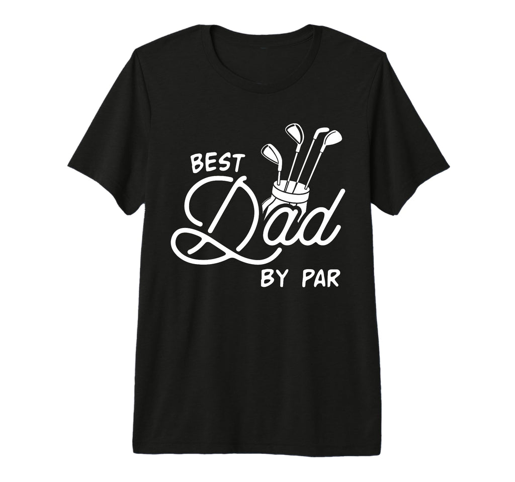 Mens Best Dad Par Golfing Fathers Day T-Shirt - Minimalist Print Men Women - T-Shirt, Sweatshirt, Hoodie
