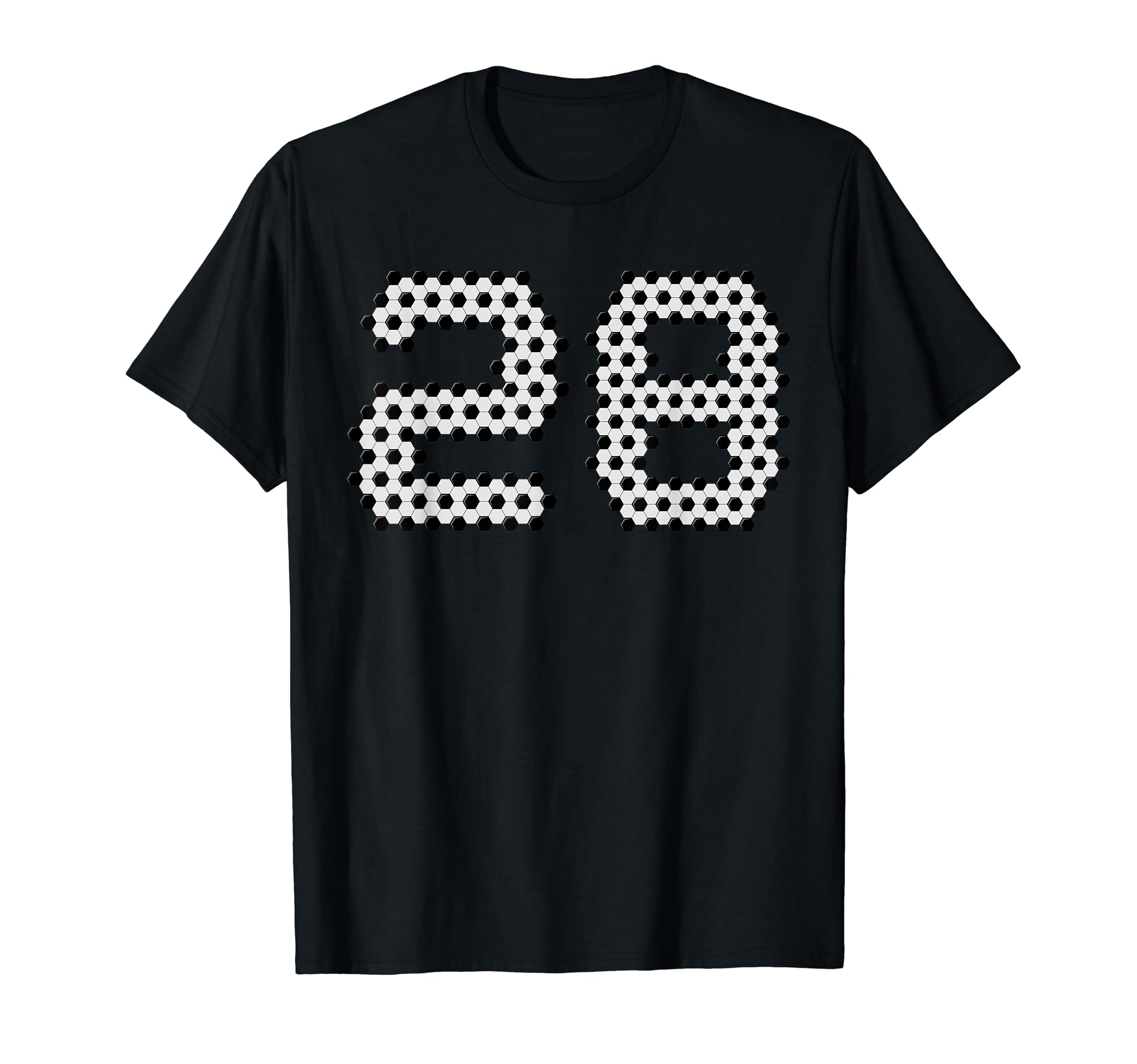 Fun 28Th Birthday Soccer Themed 28 T-Shirt - Unique Graphic for Adults - T-Shirt, Sweatshirt, Hoodie