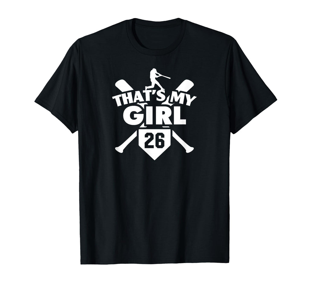 Baseball Mom Dad Thats My 26 Softball T-Shirt - Graphic Print for Adults - T-Shirt, Sweatshirt, Hoodie