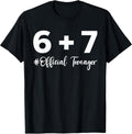 Funny 13th Birthday Official Teenager 13 Year Old - Adult & Kids T-Shirts, Sweatshirts & Hoodies apparel design preview 1