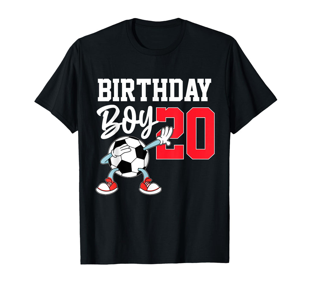 20Th Birthday Soccer 20 Year Old Birthday T-Shirt - Graphic Print Men Women - T-Shirt, Sweatshirt, Hoodie