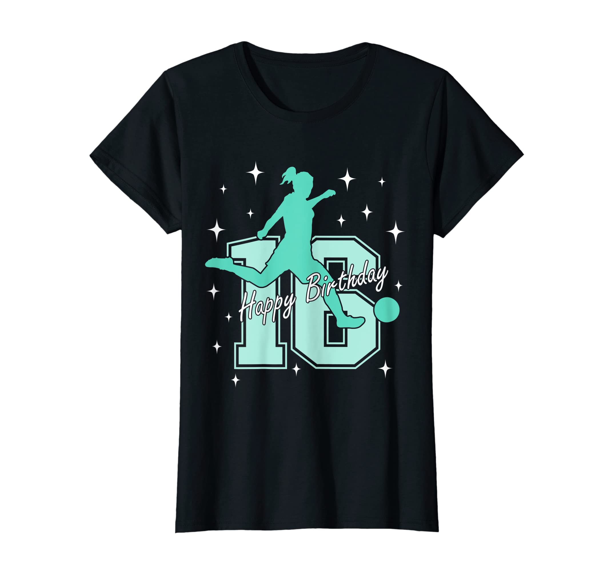 16Th Birthday Soccer Playing T-Shirt - Custom Art Print Unisex - T-Shirt, Sweatshirt, Hoodie