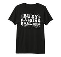 Busy Raising Ballers Basketball Soccer T-Shirt - Unique Graphic for Adults - T-Shirt, Sweatshirt, Hoodie