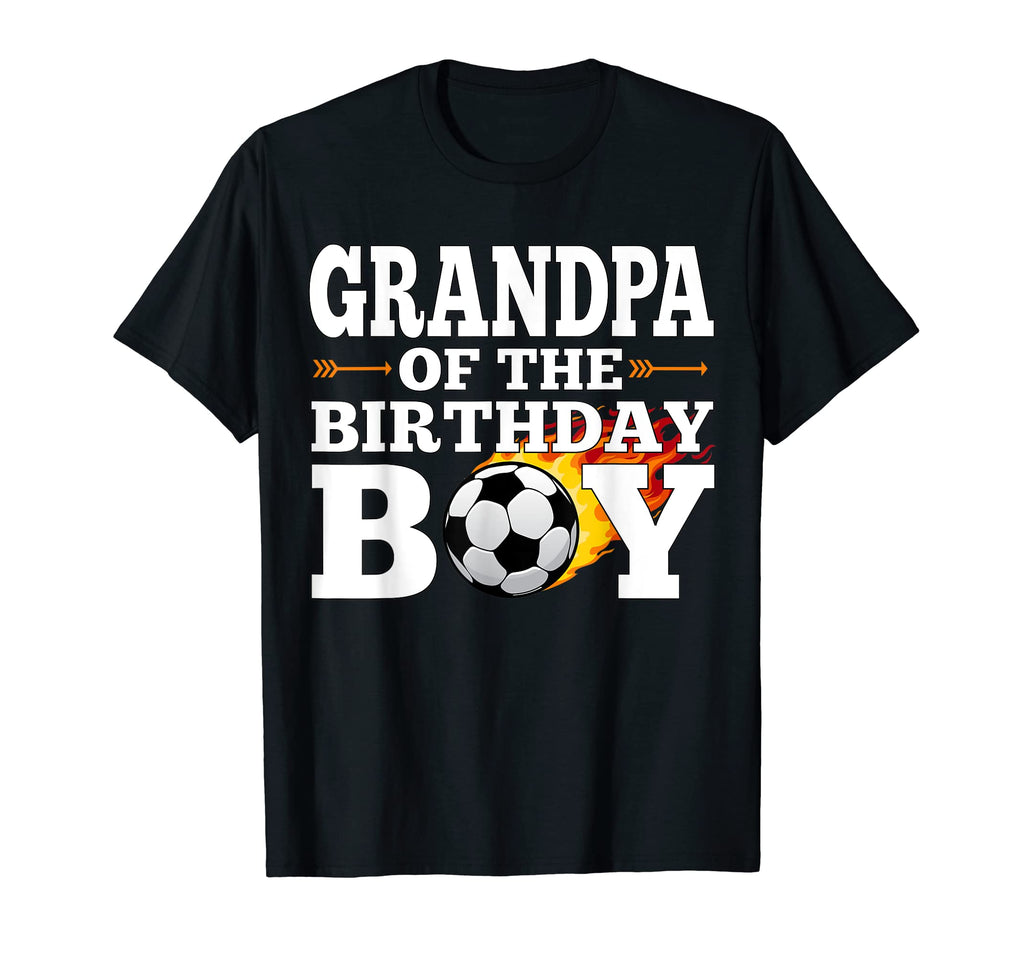 Grandpa Birthday Soccer Matching Family T-Shirt - Custom Art Print Unisex - T-Shirt, Sweatshirt, Hoodie