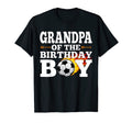 Grandpa Birthday Soccer Matching Family T-Shirt - Custom Art Print Unisex - T-Shirt, Sweatshirt, Hoodie